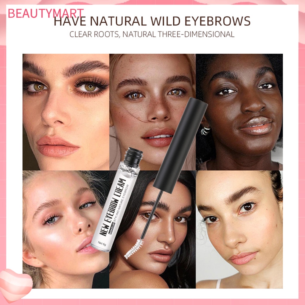 Kem Trang Điểm Lông Mày Không Màu Chống Thấm Nước Và Mồ Hôi An Toàn Cho Người Mới Bắt Đầu