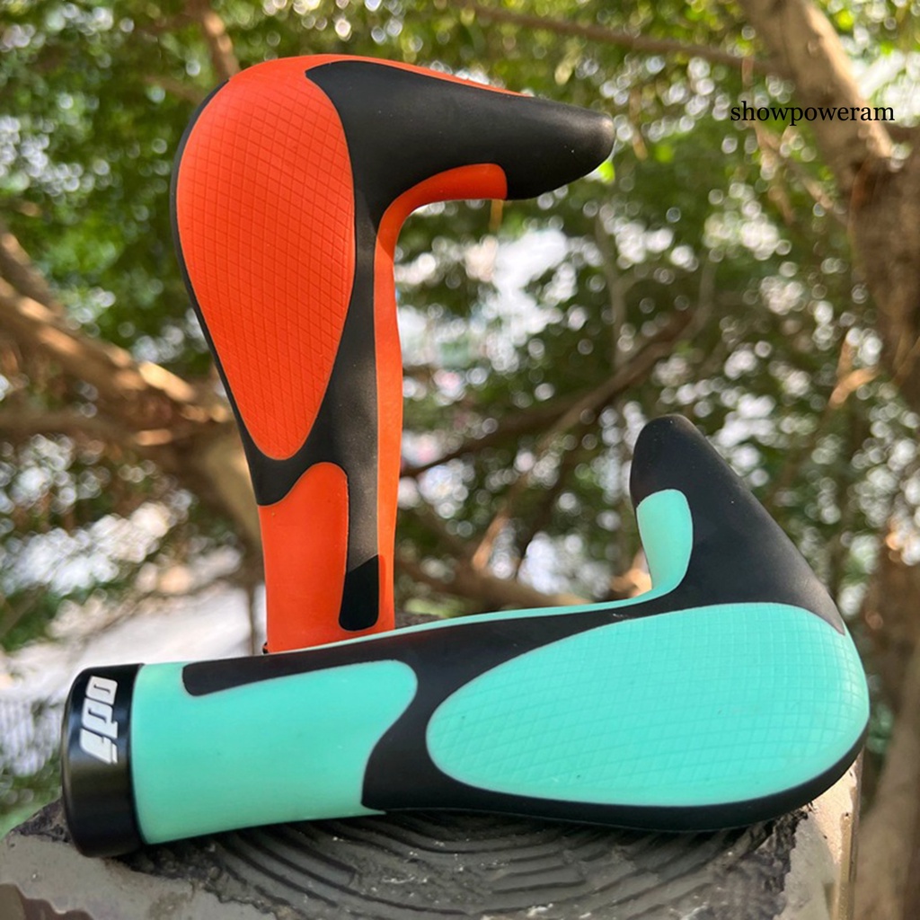 1 Cặp Vỏ Bọc Tay Lái Xe Đạp Leo Núi Bằng Silicone Chống Trượt