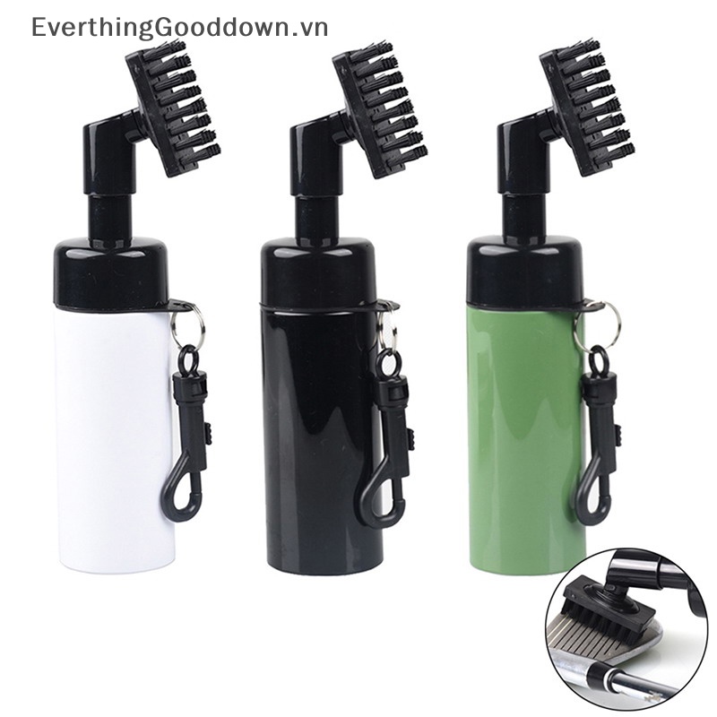 Everthinggooddown Bàn Chải Làm Sạch Gậy Đánh Golf Kèm Bình Đựng Dạng Bóp