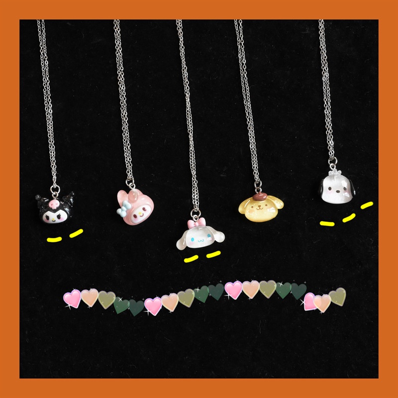 Vòng Cổ Choker Mặt Hình Chú Chó Sanrio Dễ Thương Phong Cách Hàn Quốc Cho Cặp Đôi