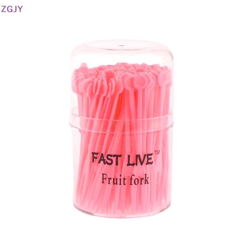 Set 100 Nĩa Ăn Trái Cây / Thức Ăn Tráng Miệng Mini Mới