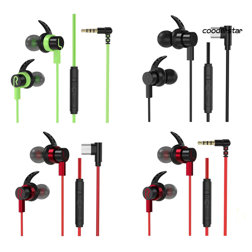 Tai Nghe Nhét Tai Jack 3.5mm / Type-C Chuyên Dụng Cho Điện Thoại Máy Tính