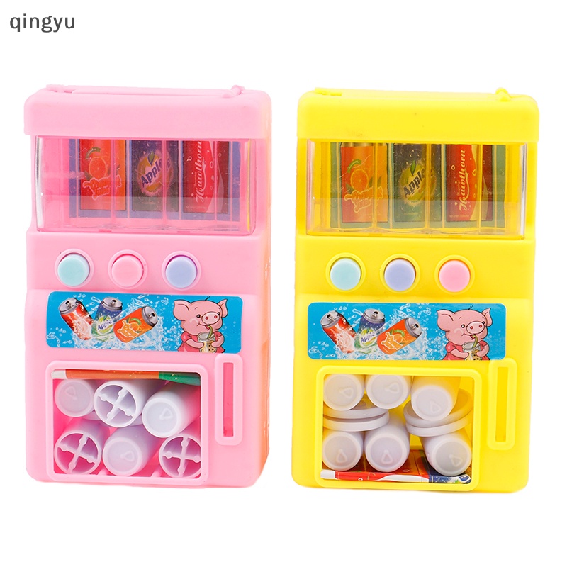 Máy Bán Nước Đồ Chơi Giả Lập Kèm Đồng Xu Giáo Dục Sớm Cho Bé