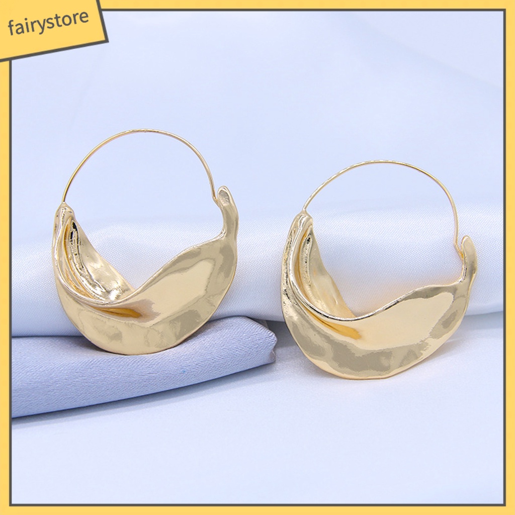 1 Đôi Bông Tai Hình Tròn Họa Tiết Hoa Phong Cách Vintage Dành Cho Nữ