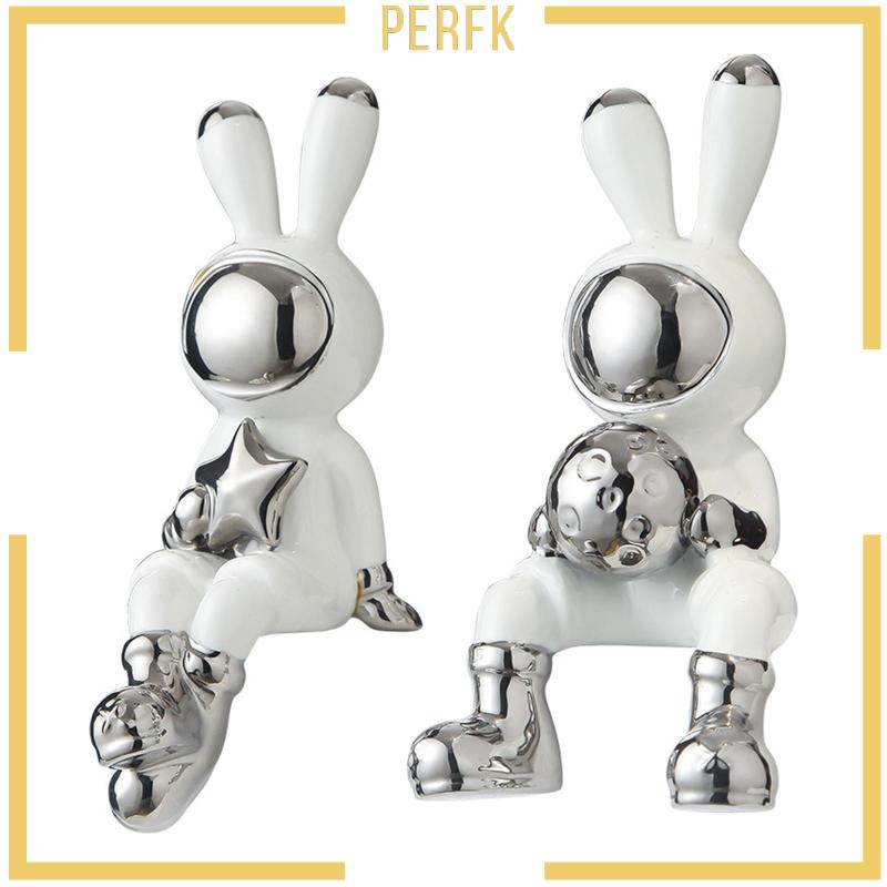 Mô Hình Thỏ Để Bàn Trưng Bày Tượng Điêu Khắc Dùng Làm Quà Tặng Sinh Nhật