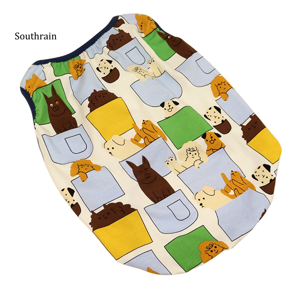 Áo Thun T-shirt Cổ Tròn In Hình Hoạt Hình Dành Cho Chó Mèo Phong Cách Đường Phố Trong Nhà Và Ngoài Trời