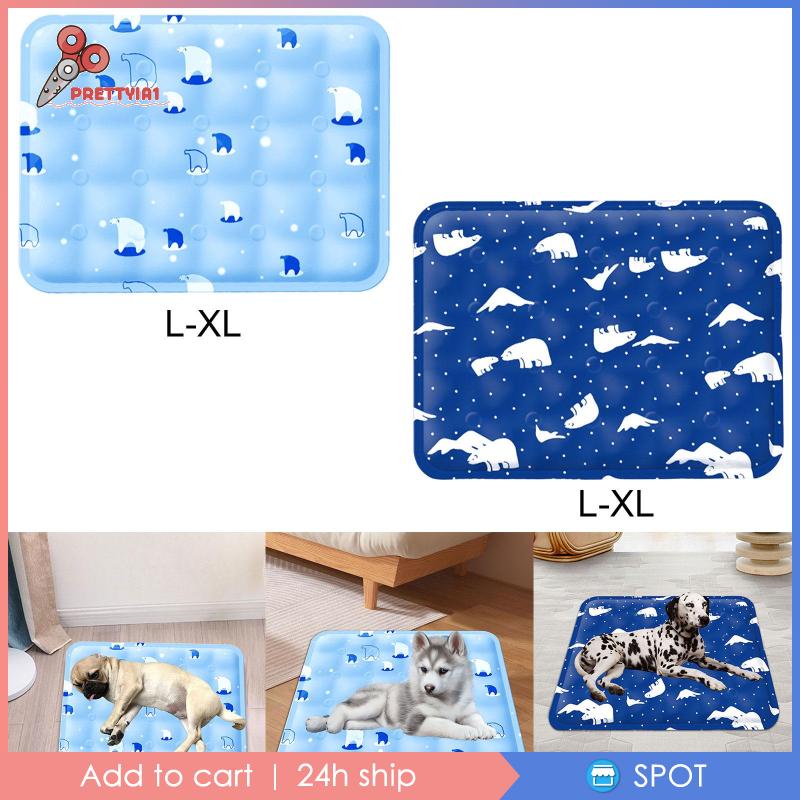 Đệm Ngủ Làm Mát Chống Thấm Nước Prettyia1 Cho Thú Cưng