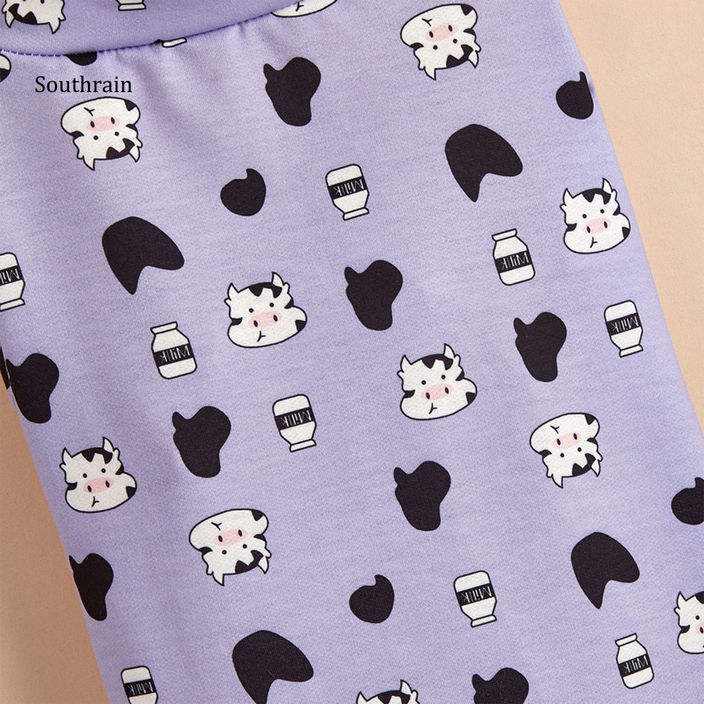 Áo Thun Polyester Co Giãn Thoáng Khí In Họa Tiết Bò Sữa Dành Cho Cún Chihuahua