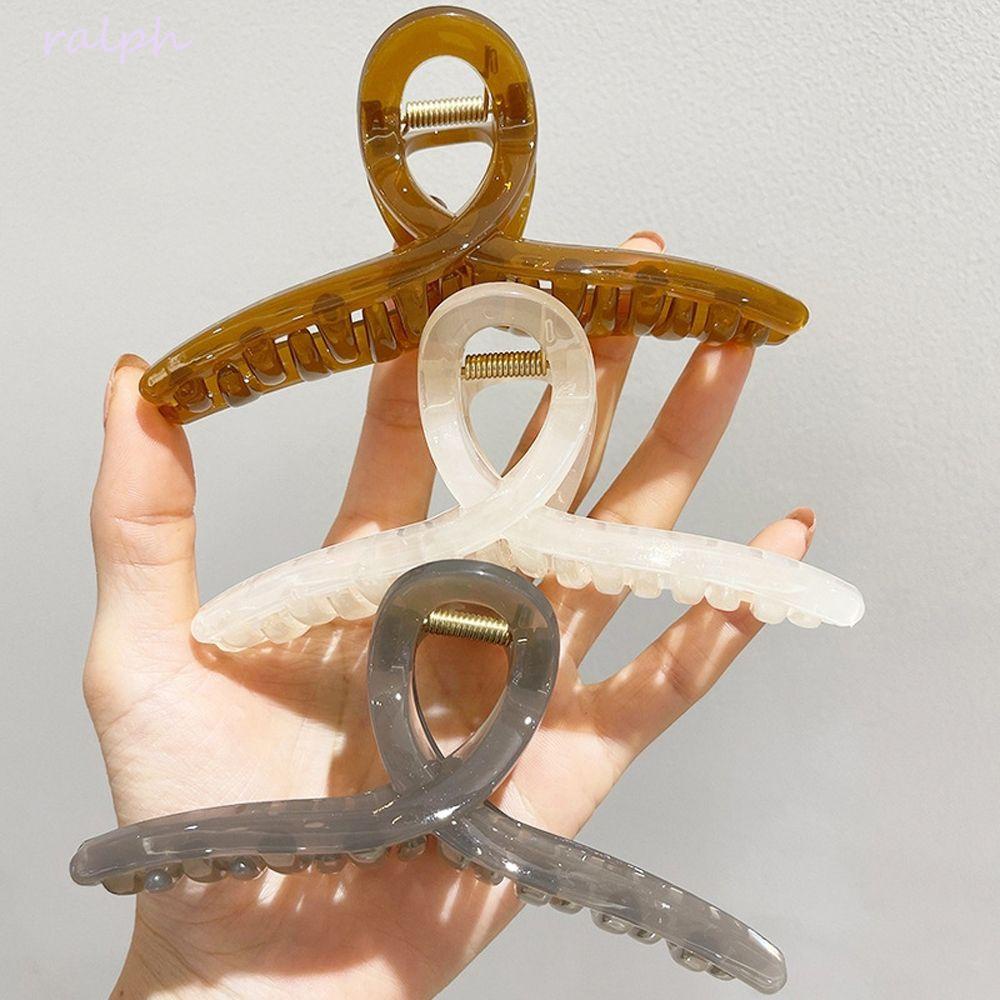 Kẹp Tóc Càng Cua Đơn Giản Phong Cách Retro Hàn Quốc Cho Nữ