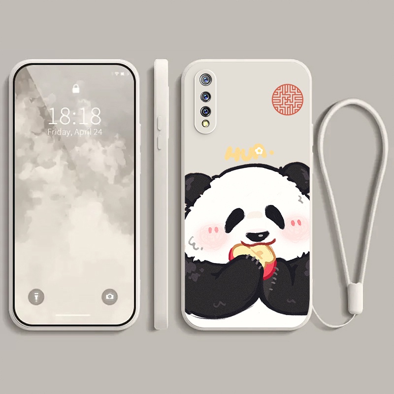 ốp lưng vivo S1 vivo Y7S Ốp điện thoại dẻo Gấu trúc mắn