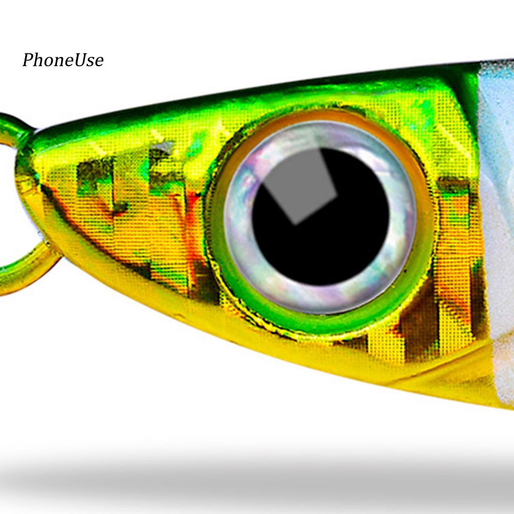 Mồi Câu Cá Giả 3D Bằng Da PU Phát Sáng Trong Bóng Tối 14 / 40 / 80g