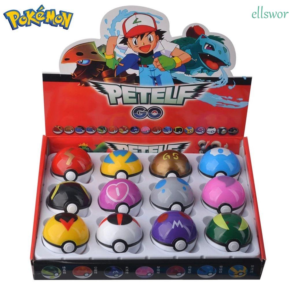 Mô Hình Nhân Vật Phim Hoạt Hình Pokeball Bằng Pvc
