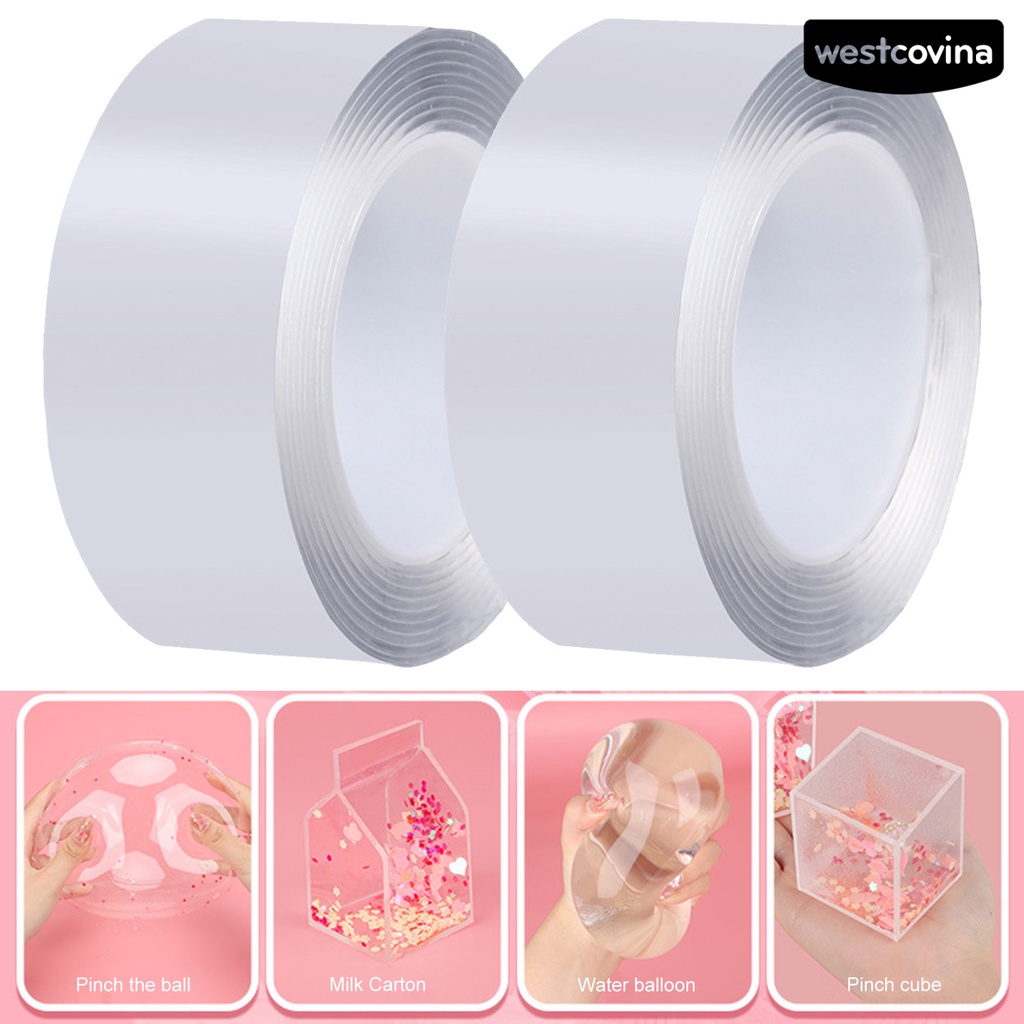 [WSTN]✎Cuộn Băng Keo Nano 100cm Hai Mặt Giải Tỏa Căng Thẳng Vui Nhộn