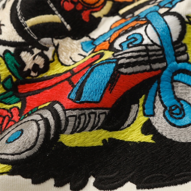 Áo Thun Tay Ngắn Thêu Họa Tiết Vịt Donald / Hoa Hồng Thời Trang