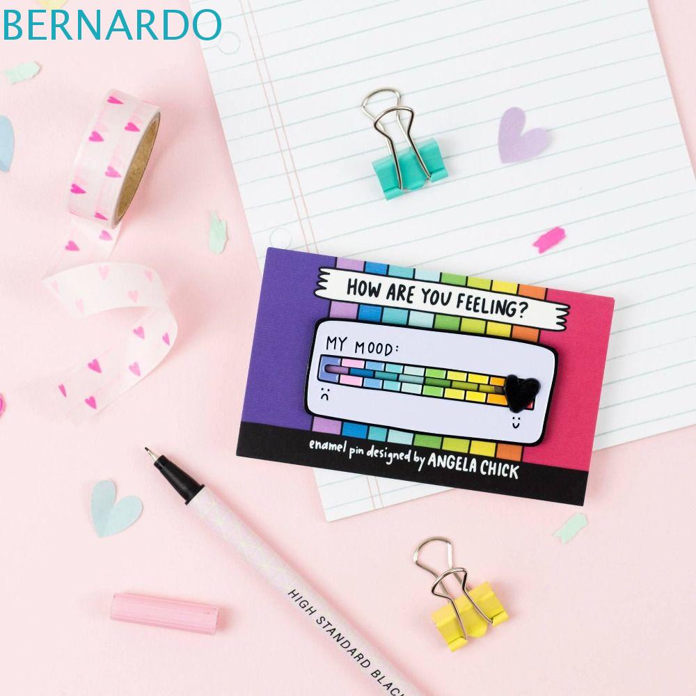 Bernardo Ghim Cài Áo Ba Lô Tráng Men INS Nghệ Thuật Cá Tính Vui Nhộn Trang Trí Cho Nữ