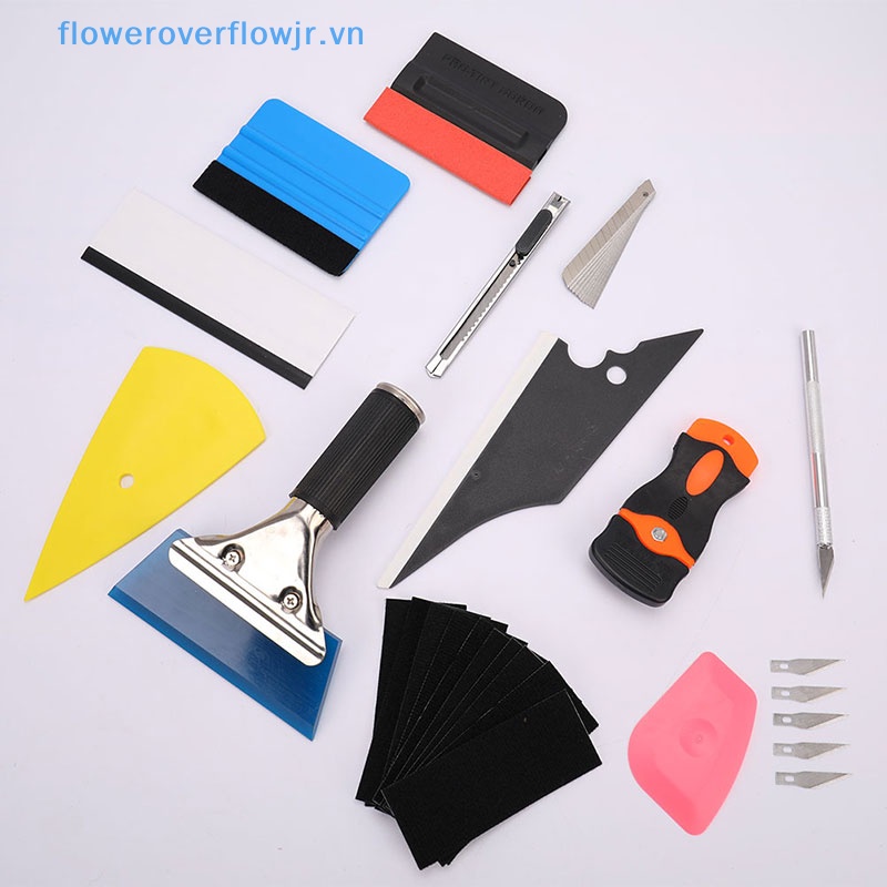 Bộ 12 Dụng Cụ Dán Trang Trí Xe Hơi Bằng Vinyl