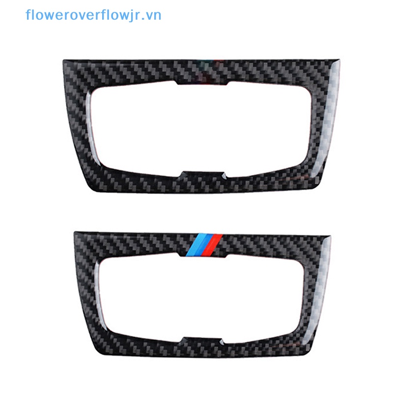 Miếng Dán Công Tắc Đèn Pha Họa Tiết Sợi Carbon Sang Trọng Cho Xe Hơi X3 Series 2013-2019