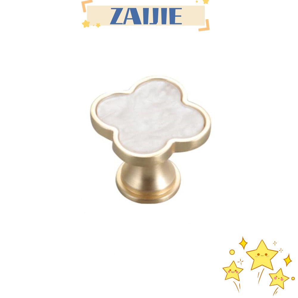 Tay Nắm Cửa 24 Lỗ Hình Cỏ Bốn Lá Dành Cho Tủ Đồ Nội Thất