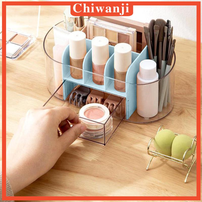 Hộp Đựng Đồ Trang Điểm Trong Suốt Để Bàn Kích Thước 19x9x8.5cm