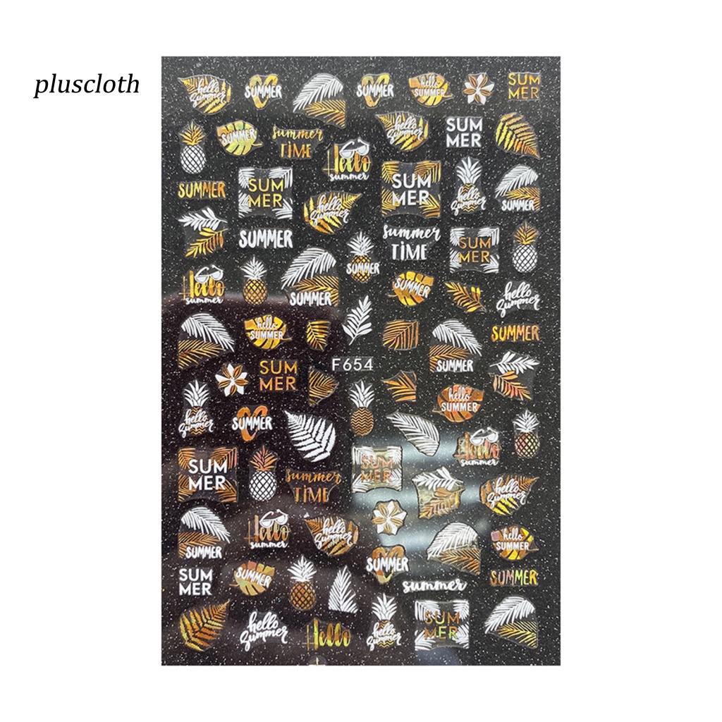 Miếng Dán Trang Trí Móng Tay 3D Nhiều Phong Cách Cho Nữ