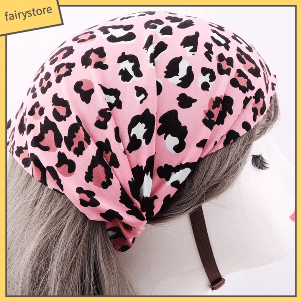 Băng Đô Cài Tóc Co Giãn Chống Trượt In Họa Tiết Phong Cách Bohemian Cổ Điển Thời Trang Cho Nữ