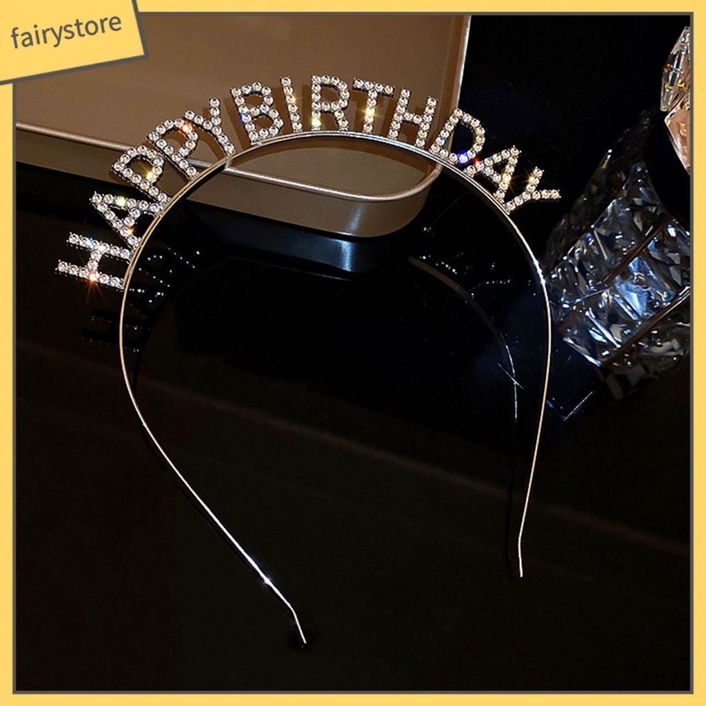 Băng Đô Cài Tóc Co Giãn Chống Trượt Đính Đá Lấp Lánh Thời Trang Cho Nữ