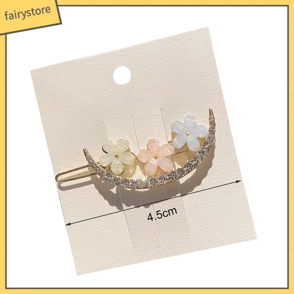 Kẹp Tóc Hình Bông Hoa Nhiều Màu Sắc Chống Gỉ Siêu Bền