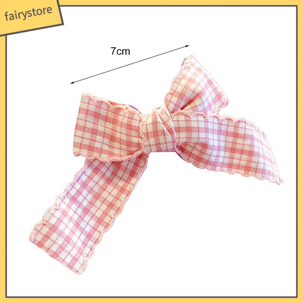 Set 5 Kẹp Tóc Hình Nơ / Hoa Quả Dễ Thương Cho Học Sinh