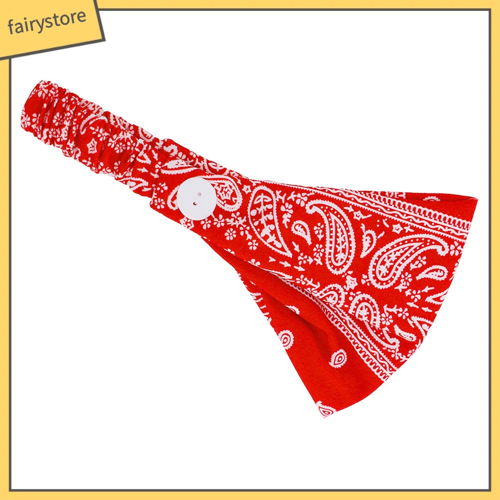 Băng Đô Cài Tóc Co Giãn Mềm Mại Đính Nút Hình Hoa Dành Cho Nữ Tập Yoga Thể Thao