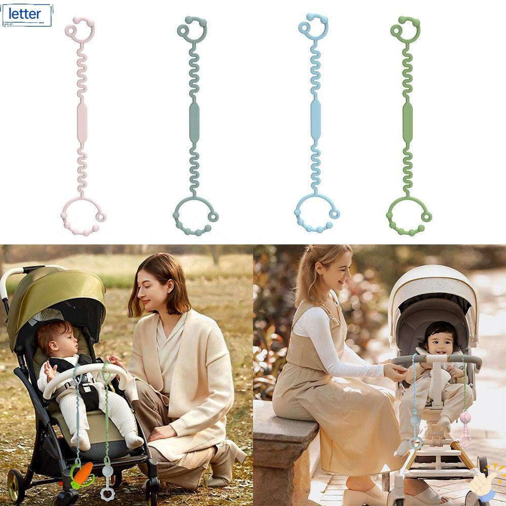 Bộ 2 Dây Đeo Núm Vú Giả Bằng Silicone Chống Thất Lạc 4 Màu