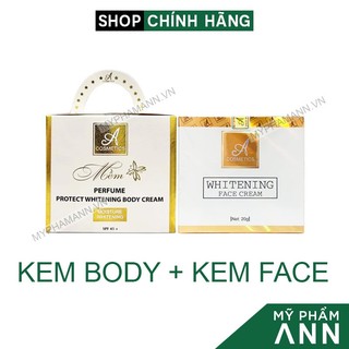 Combo Kem Face Pháp A Cosmetics Phương Anh + Kem Body Mềm Nước Hoa A Cosmetics Phương Anh Chính Hãng