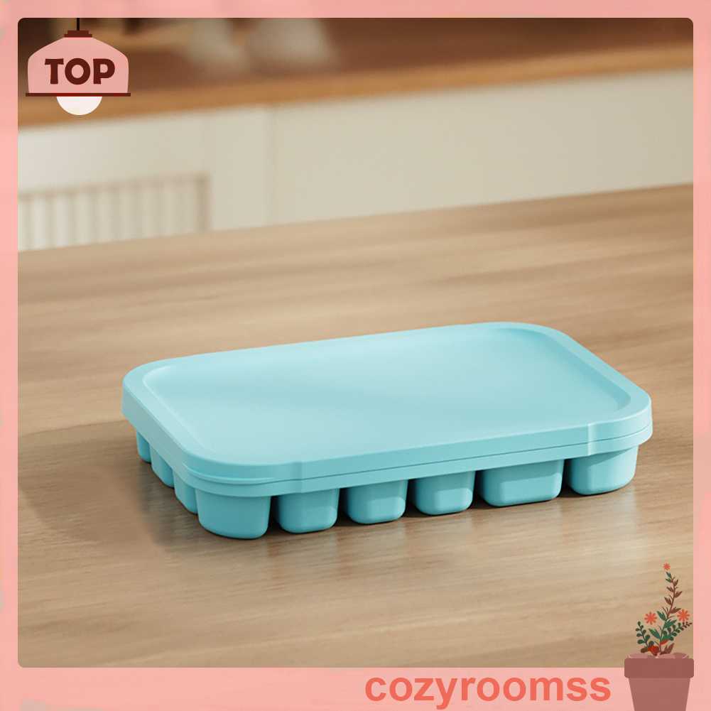 Khuôn Làm Kem / Tráng Miệng Có Nắp Đậy An Toàn Thực Phẩm