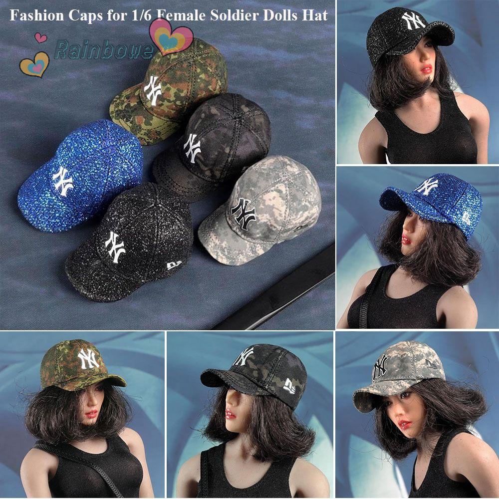 Mũ Lưỡi Trai Hình Động Vật Dễ Thương Cho Búp Bê Tỉ Lệ 1 / 6