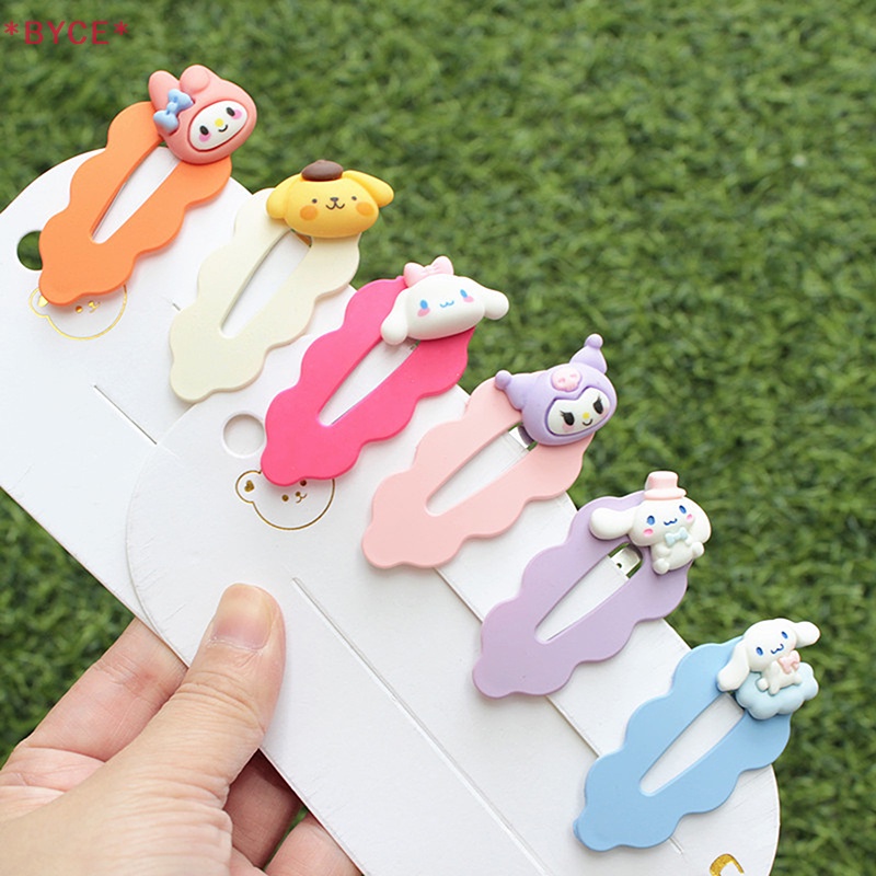 Kẹp Tóc Sanrio Họa Tiết Hoạt Hình Xinh Xắn Cho Bé Gái Mới