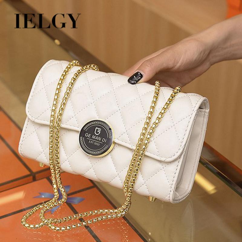 Túi Đeo Chéo Hình Vuông Cỡ Nhỏ Phối Dây Đeo Sợi Xích Thời Trang Cho Nữ