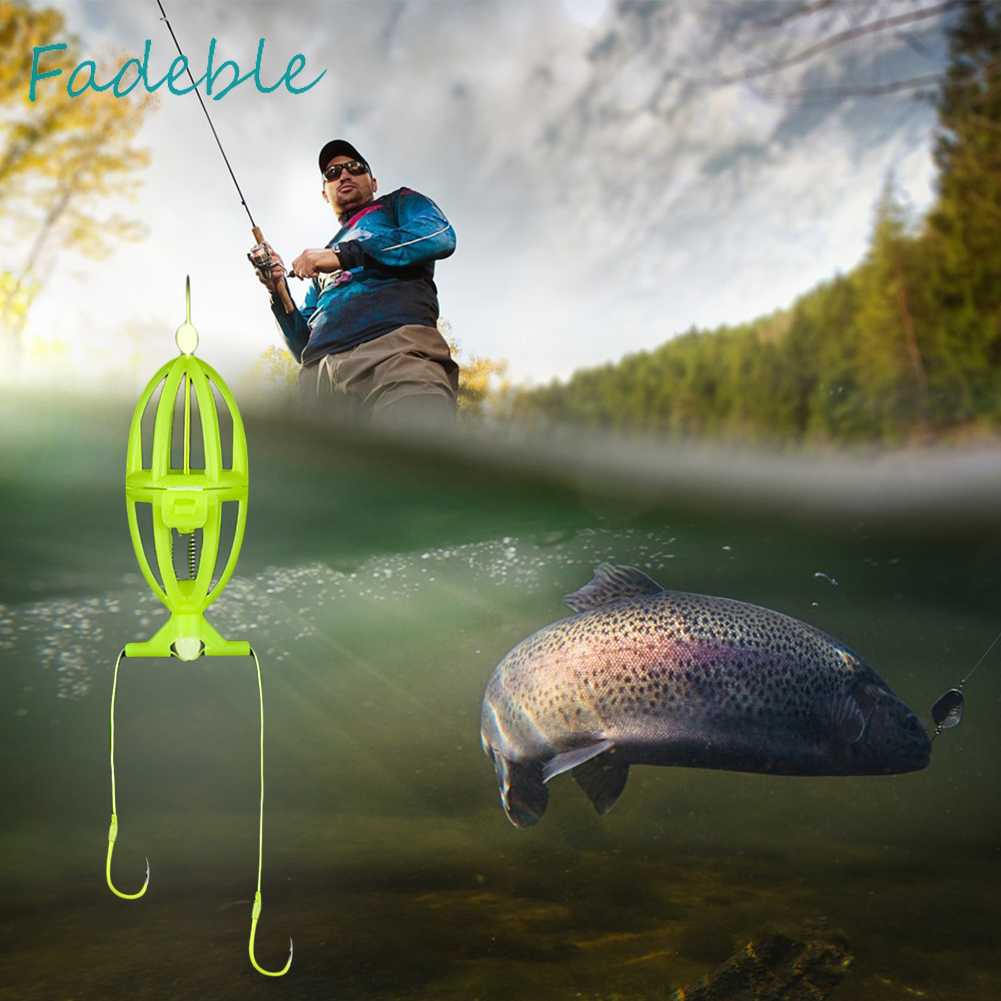 Set 4 Lồng Nhựa Đựng Mồi Câu Cá Tiện Lợi