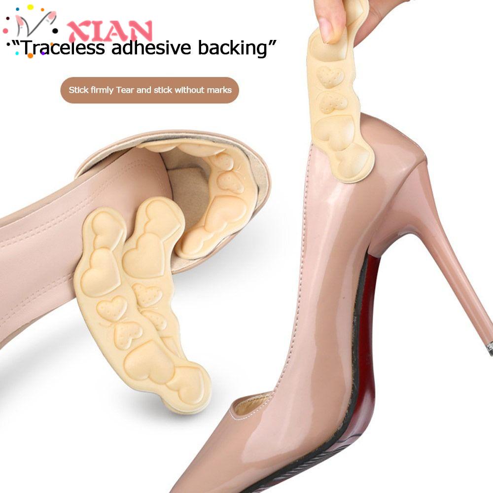 Xiantin Miếng Dán Gót Giày Bằng PU Chống Mài Mòn Có Thể Điều Chỉnh Kích Thước