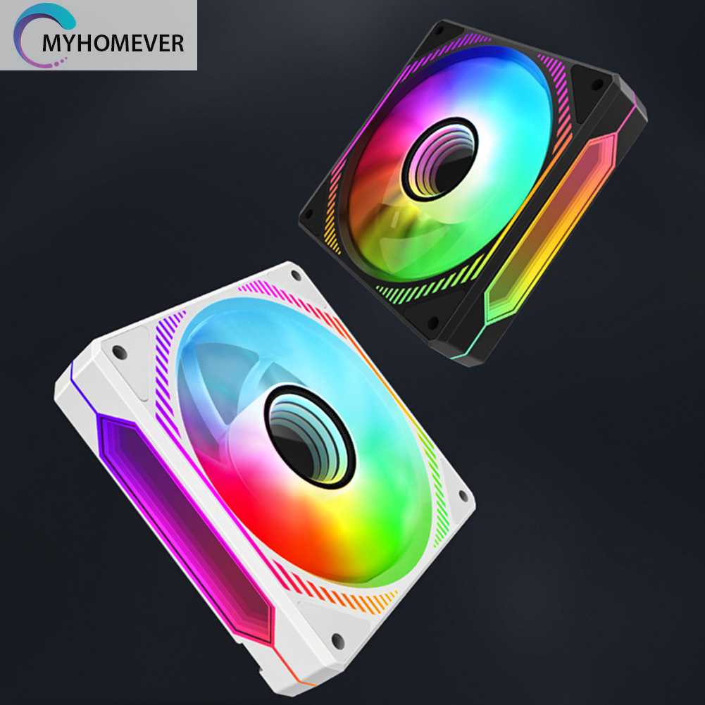 Quạt Tản Nhiệt 120mm 12V 4 Pin PWM 5V 3 Pin ARGB Phát Sáng Dành Cho Máy Tính