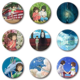 Huy hiệu cài áo Anime hoạt hình Vùng đất linh hồn
