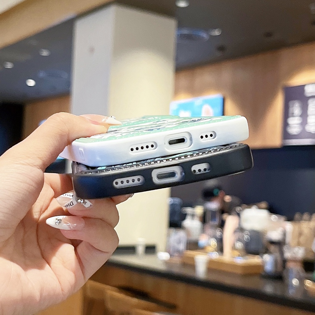 Ốp Điện Thoại TPU Silicon Mềm Chống Sốc In Họa Tiết Hoa Có Ngăn Đựng Thẻ Bảo Vệ Ống Kính Máy Ảnh Cho iPhone 14 13 12 11 PRO MAX