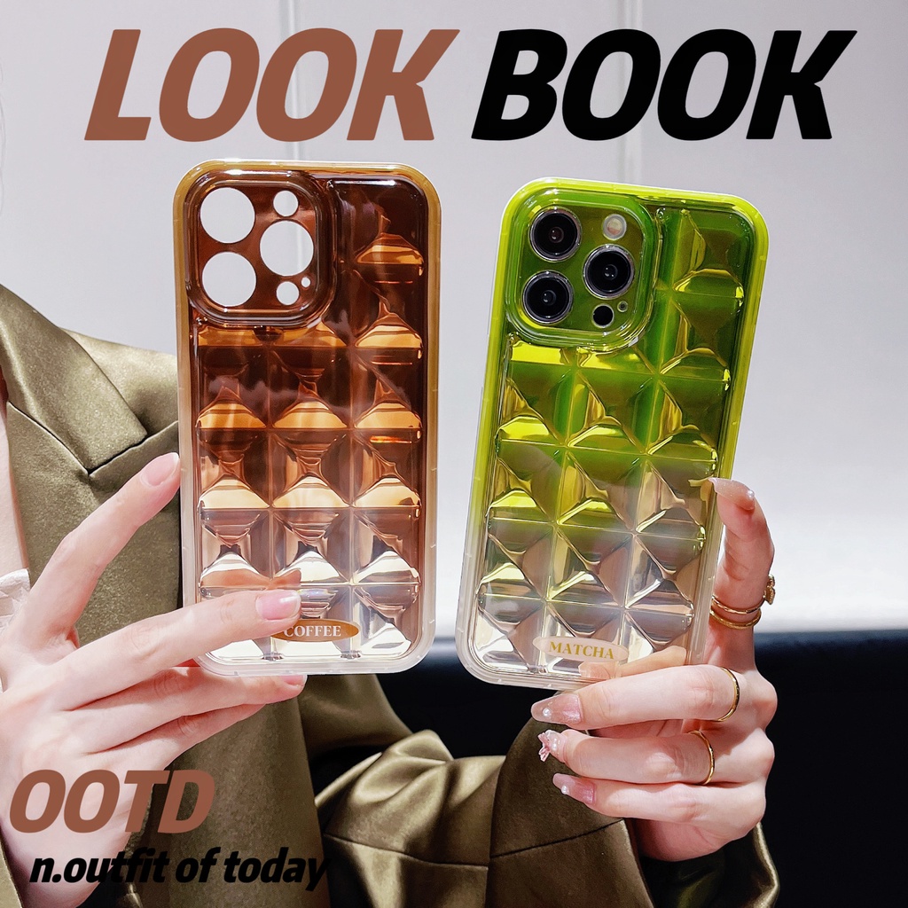 Ốp Điện Thoại Tpu Dẻo Màu Trà Xanh / Bạc Độc Đáo Chống Sốc Cho iPhone 12 13 14 Pro Max
