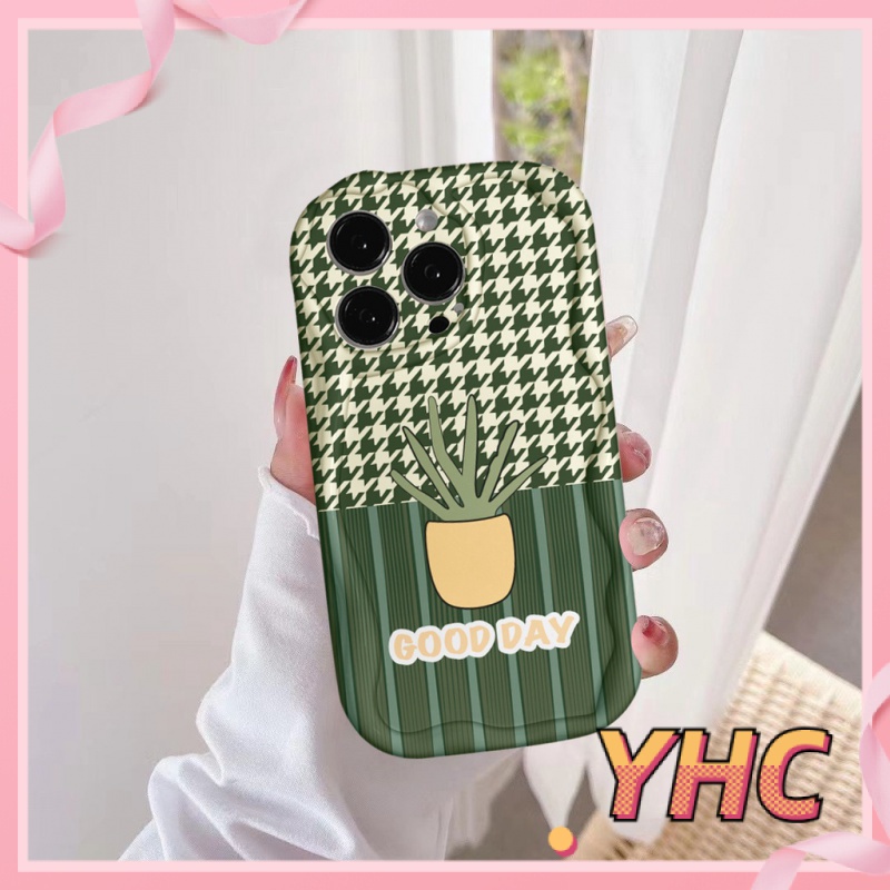 Ốp Lưng iPhone Cây xương rồng trồng trong chậu 3D viền sóng i chống rung bảo vệ vỏ điện thoại máy ảnh Cho Iphone 6 / 6S / 6splus / se / 7 / 7plus / 8 / 8plus / X / xs / xsmax / 11 / 12 / 13 / 14 / Plus / pro / pro max-211