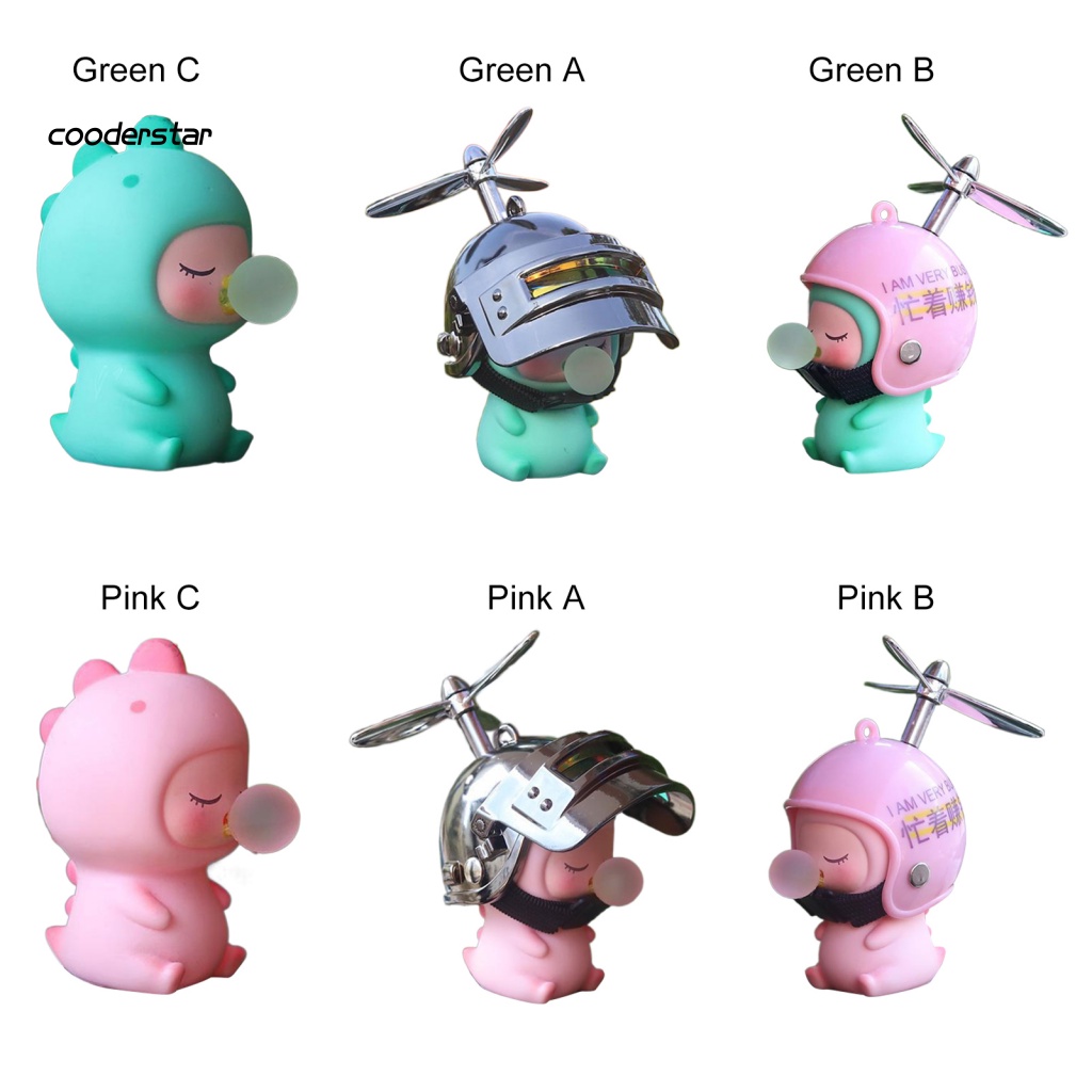 Búp Bê Đường Viền Mượt Mà Trang Trí Xe Đạp / Mũ Bảo Hiểm