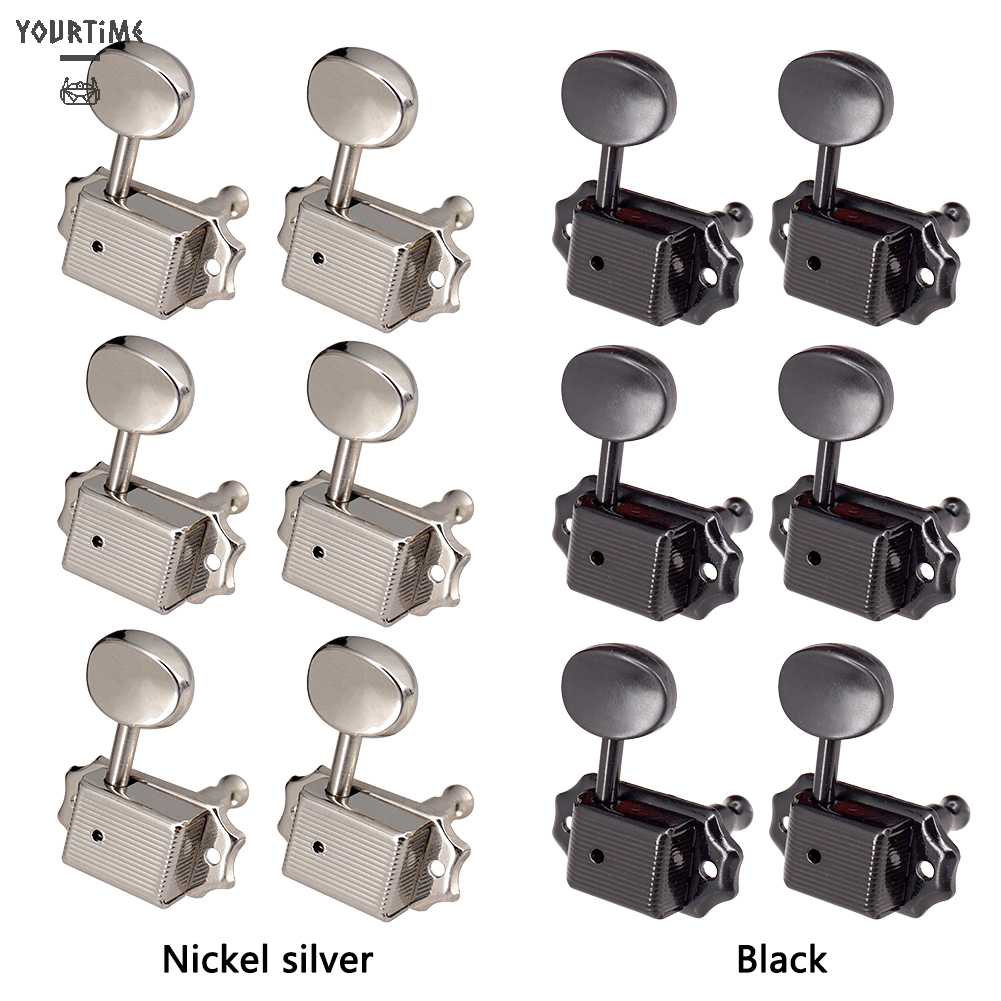 Bộ 6 Chốt Chỉnh Dây Đàn Guitar Điện 3L 3R