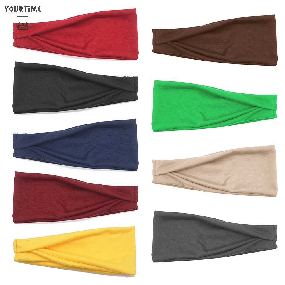 Băng Đô Cài Tóc Co Giãn Chống Trượt Khi Tập Thể Thao