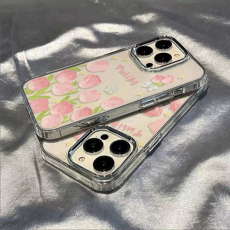 ✅Ốp Điện Thoại Mềm Chống Sốc Họa Tiết Tranh Sơn Dầu Cho Iphone 11I 12 13In 7 14pro8 plus