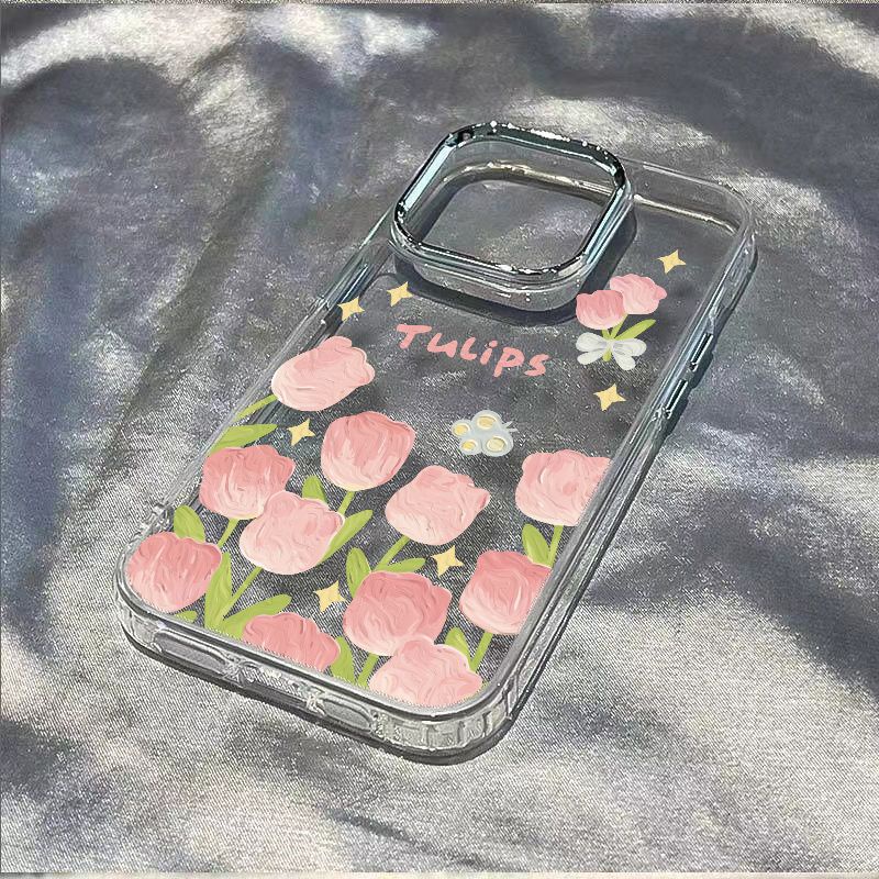 ✅Ốp Điện Thoại Mềm Chống Sốc Họa Tiết Tranh Sơn Dầu Cho Iphone 11I 12 13In 7 14pro8 plus