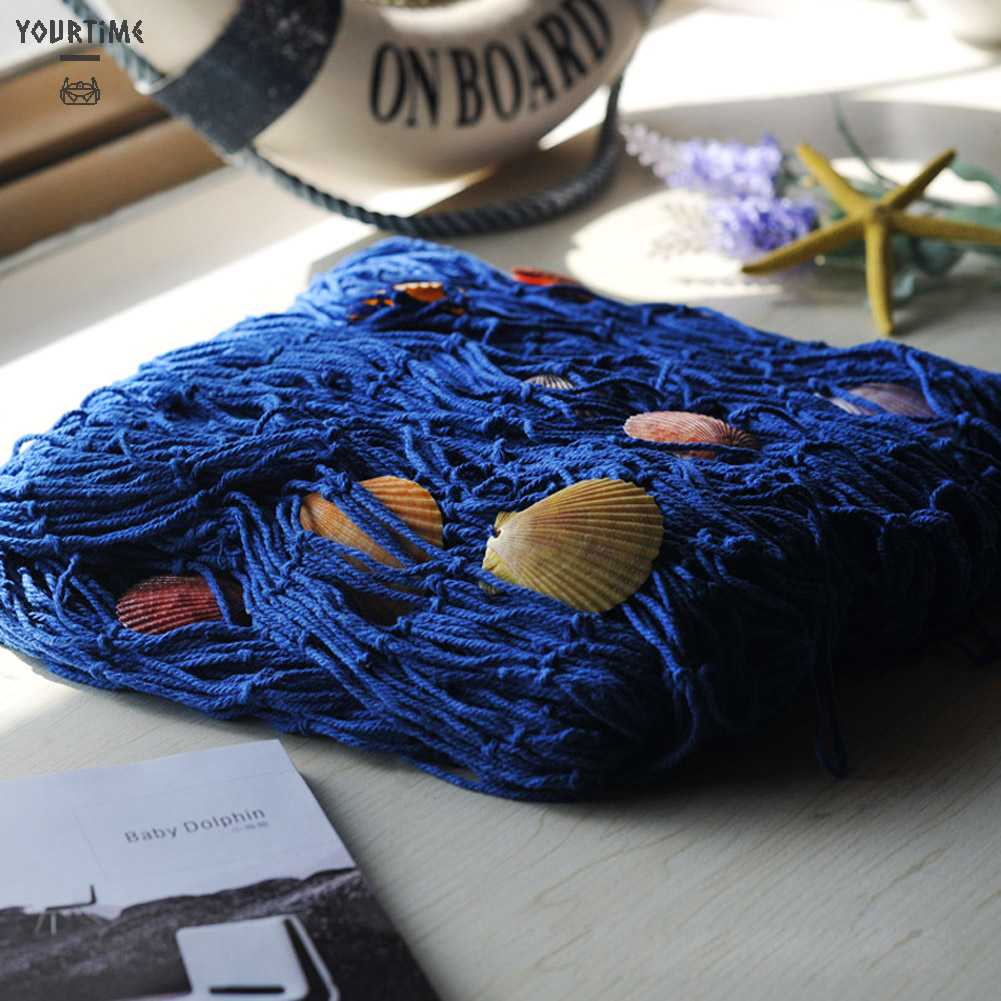 Lưới Đánh Bắt Cá Treo Tường Trang Trí Hình Vỏ Sò Biển