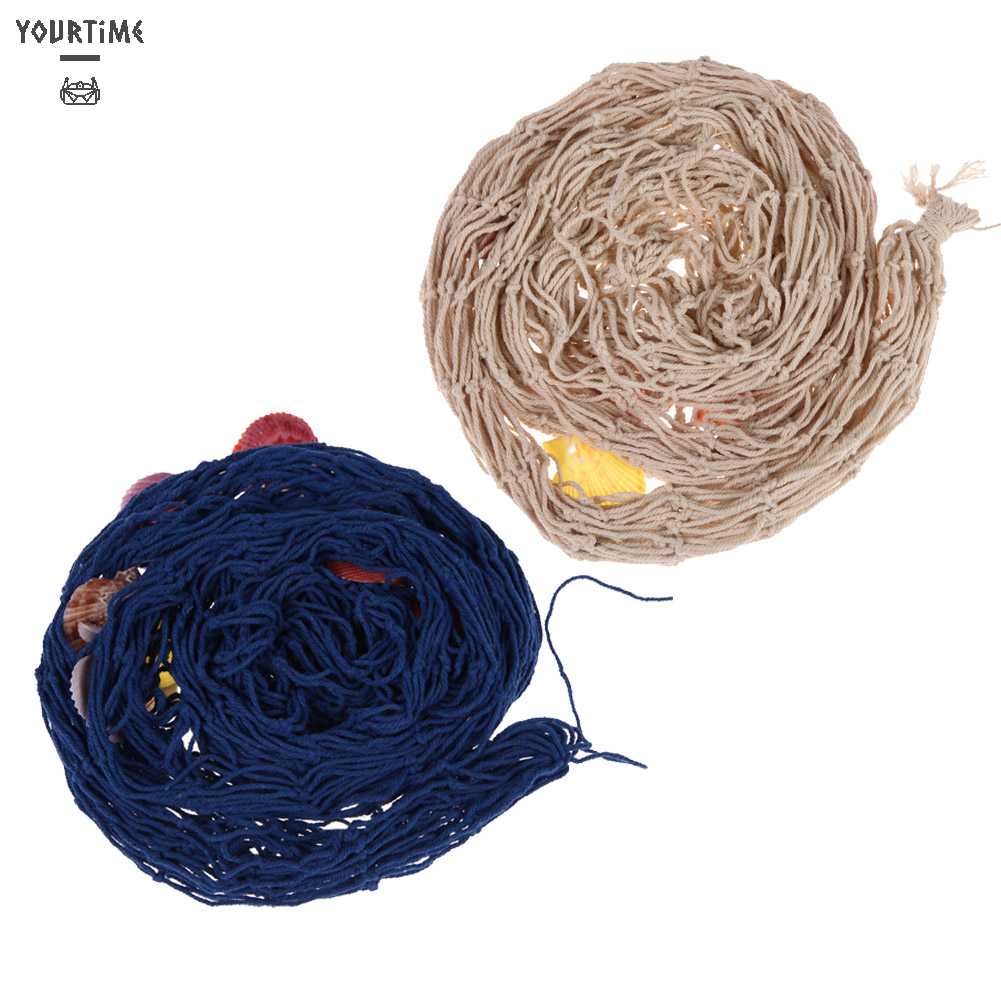 Lưới Đánh Bắt Cá Treo Tường Trang Trí Hình Vỏ Sò Biển