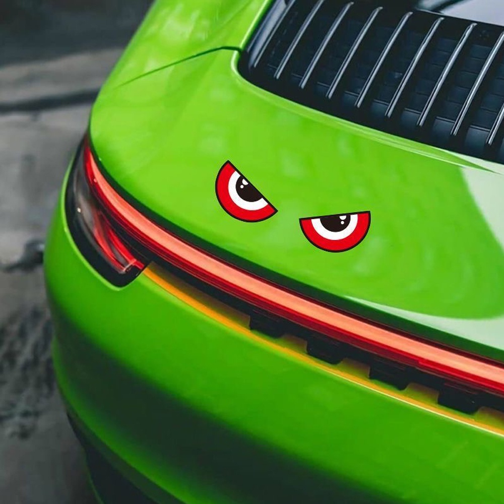Miếng Dán Phản Quang Hình Đôi Mắt Naruto Trang Trí Xe Hơi / Xe Máy Điện